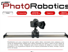 Tablet Screenshot of photorobotics.com